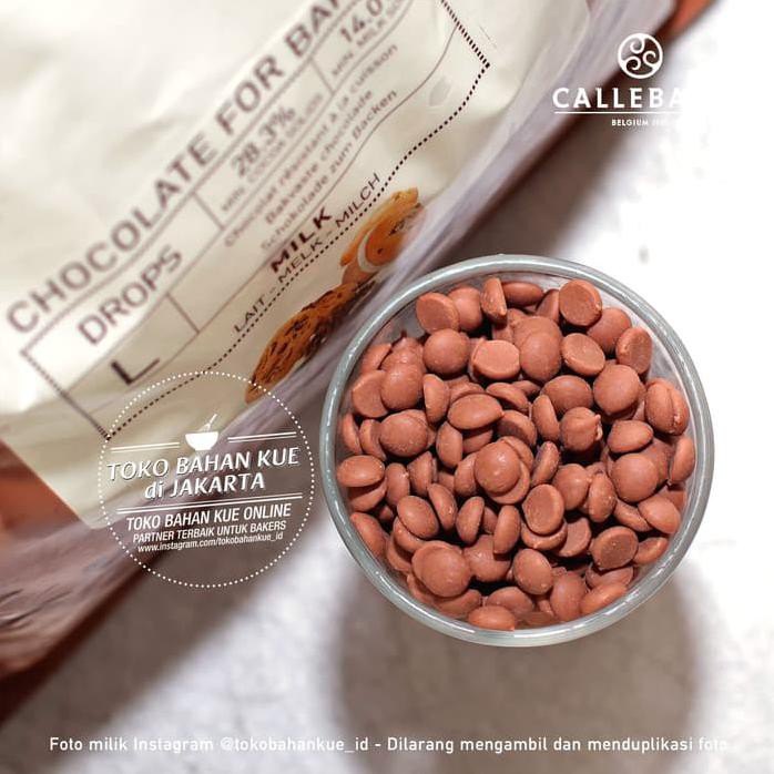 

CALLEBAUT DROPS CHOCOLATE BAKING CHIP MILK 28,3% 100GR COKELAT CHIP