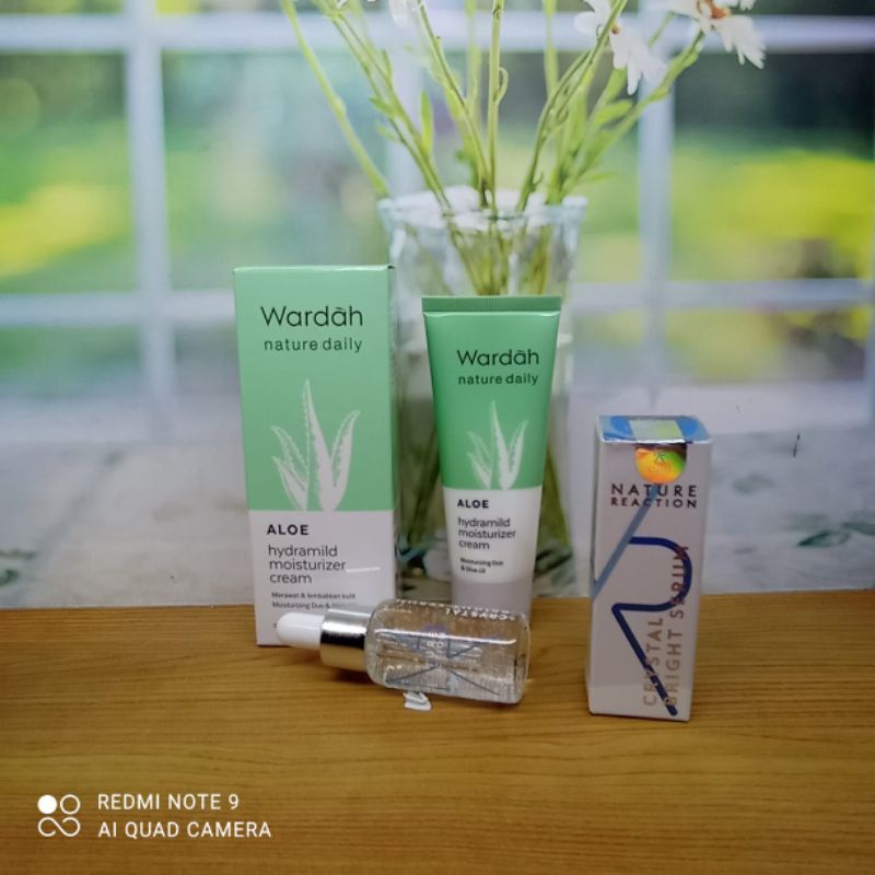 Serum NR & Moisturizer Hidramild aloe vera wardah