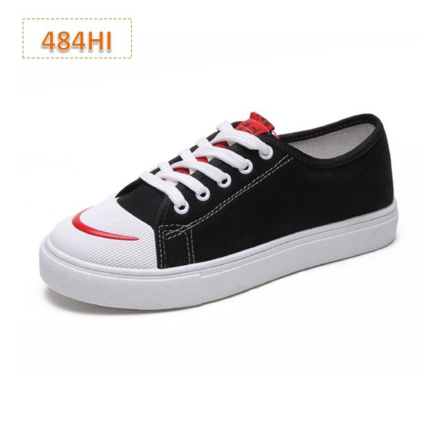 Sepatu Wanita Sneakers Cewek Estele Sole 3 cm (AS132)-Hitam