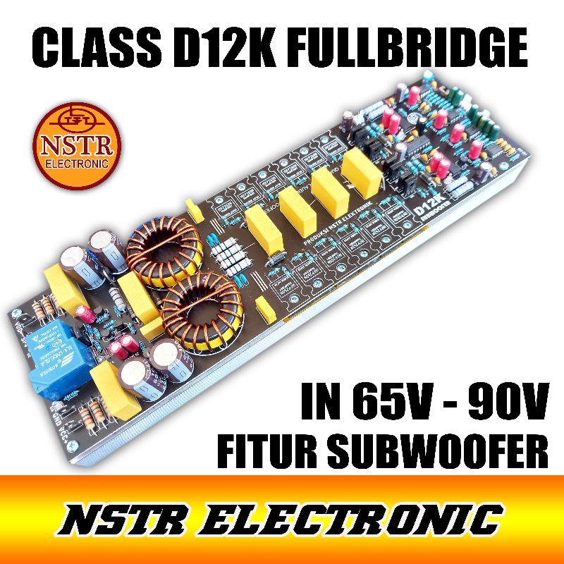 CLASS D 12K FULLBRIDGE + SUBWOOFER TANPA ARUS BIAS EXTERNAL