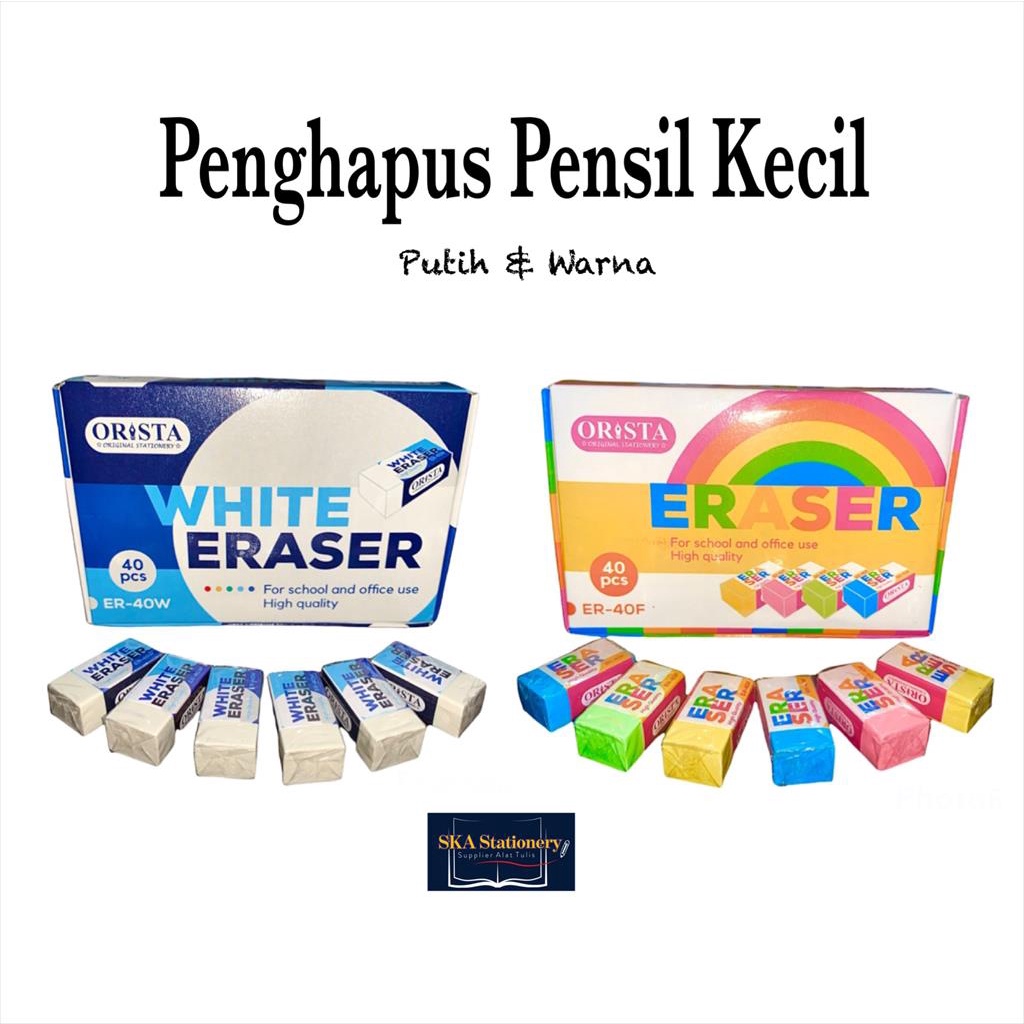 Jual Penghapus / Stip / Eraser Pensil Kecil (Pcs) | Shopee Indonesia