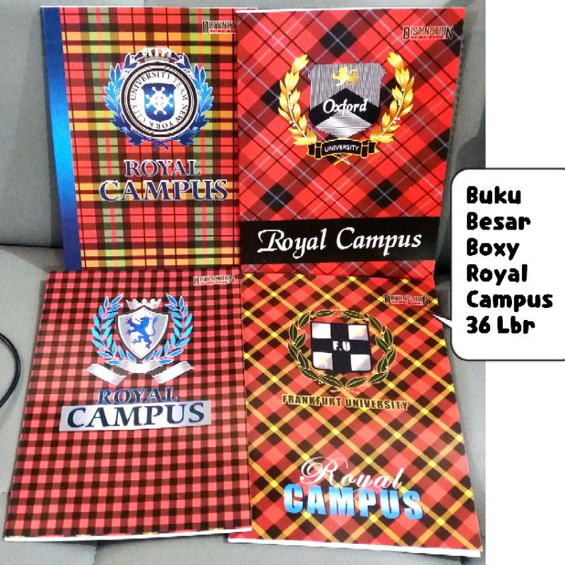 buku besar buku tulis besar boxy buku royal campus 36 lembar / big boss