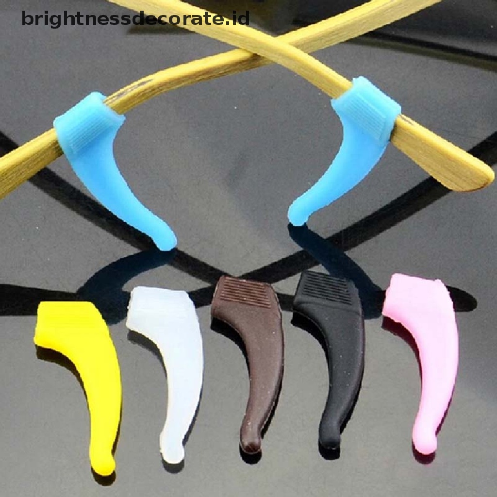 [birth] Silicone Glasses Ear Hooks Tip Eyeglasses Grip Anti Slip Temple Holder [ID]