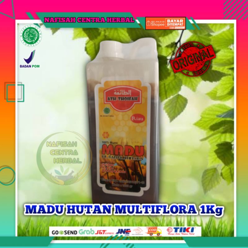 

Madu Hutan Multiflora Ath Thoifah 1kg | Madu Murni 100% Madu Hutan