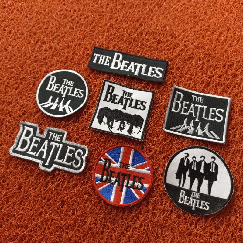 PATCH BORDIR THE BEATLES SATU SET ISI 7pcs PREMIUM