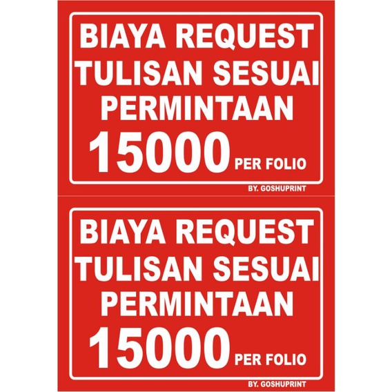 

REQUEST TULISAN SESUAI PERMINTAAN