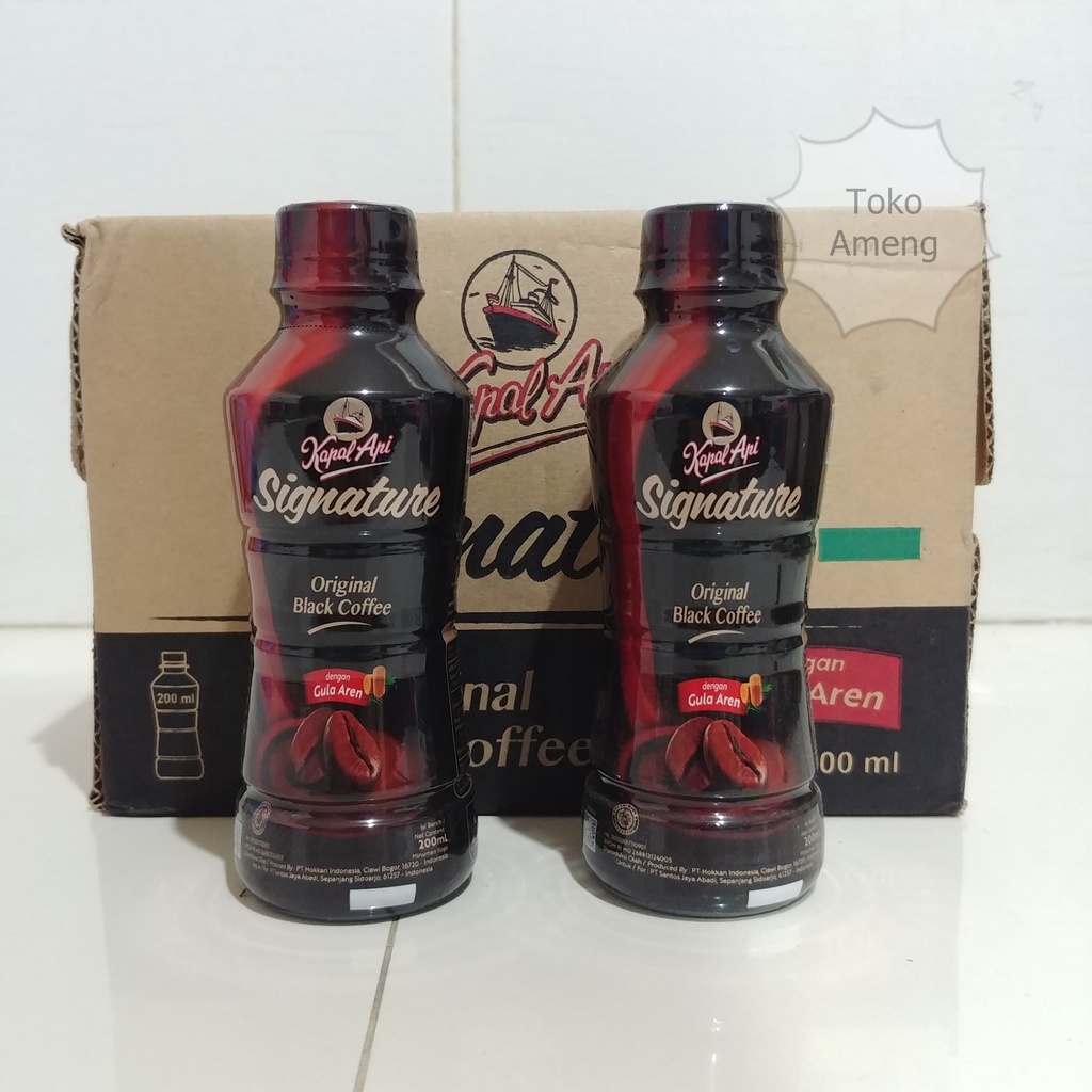 

Kapal Api Signature Botol 200ml - 1 Dus (12 pcs)