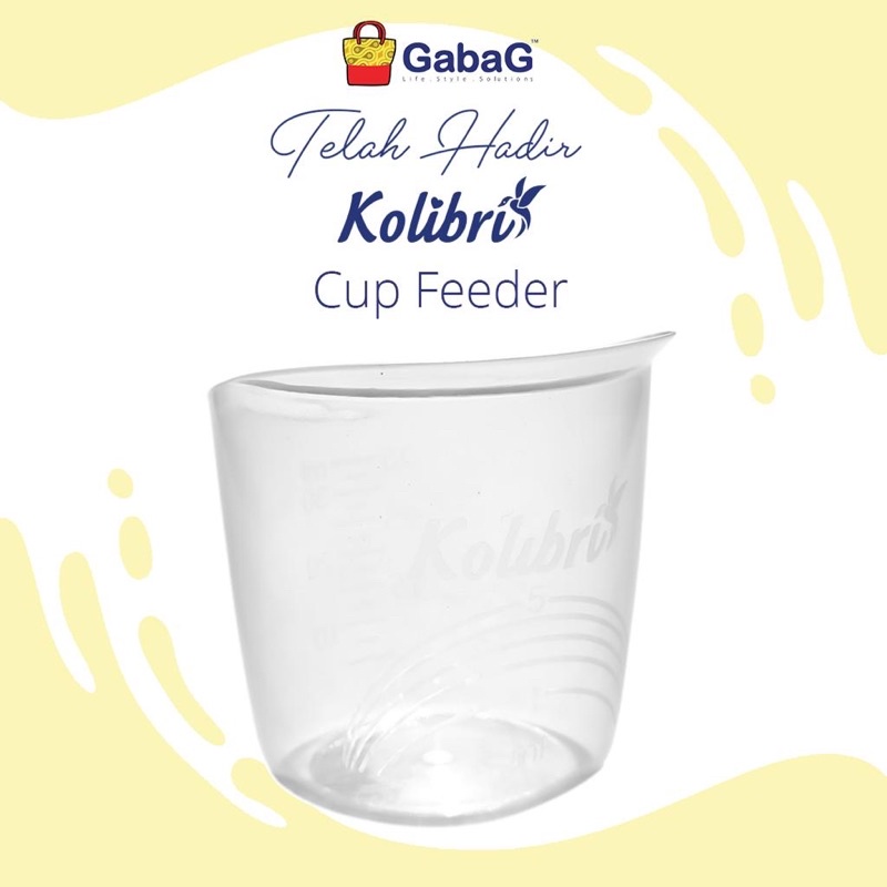 Cup feeder gabag kolibri - gelas asi