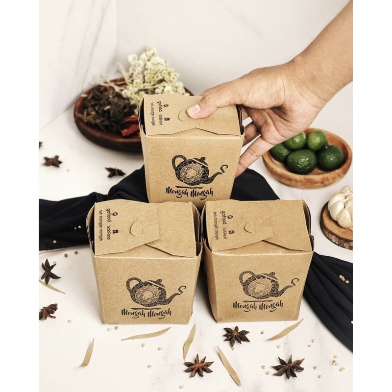 

FOOD PAIL S RICE BOX CUSTOM (1000 pcs) GRATIS DESIGN murah keren cetak kemasan makanan coklat lucu