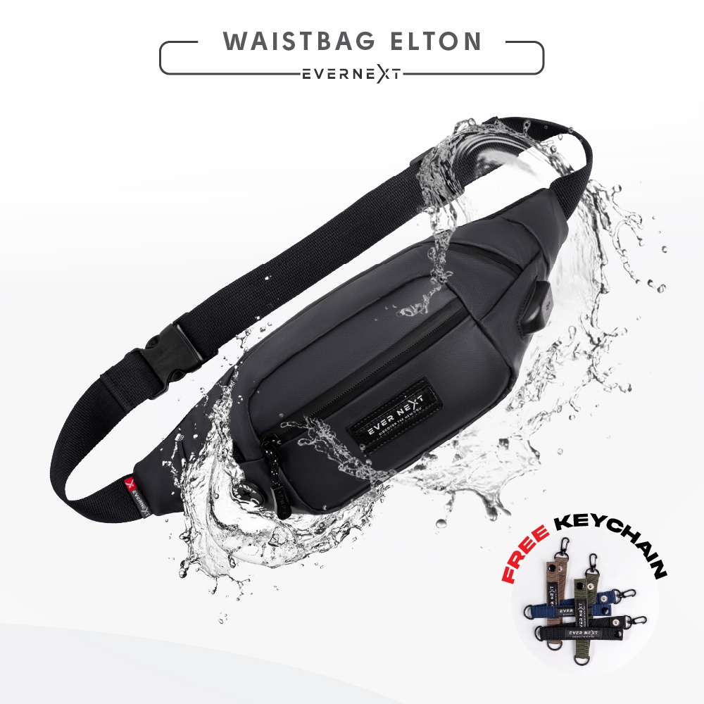 Tas Selempang Anti Air Tas Pria Wanita Selempang Dada Bahu dan Pinggang Waistbag Waterproof Original