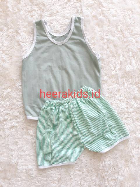 Setelan Anak Model Kutung/Singlet Umur 0-2 Tahun-3