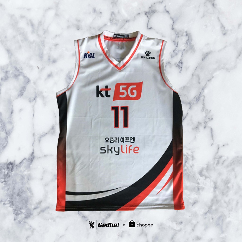 Jersey Basket Korean League Hyget Serena Free Custom Design