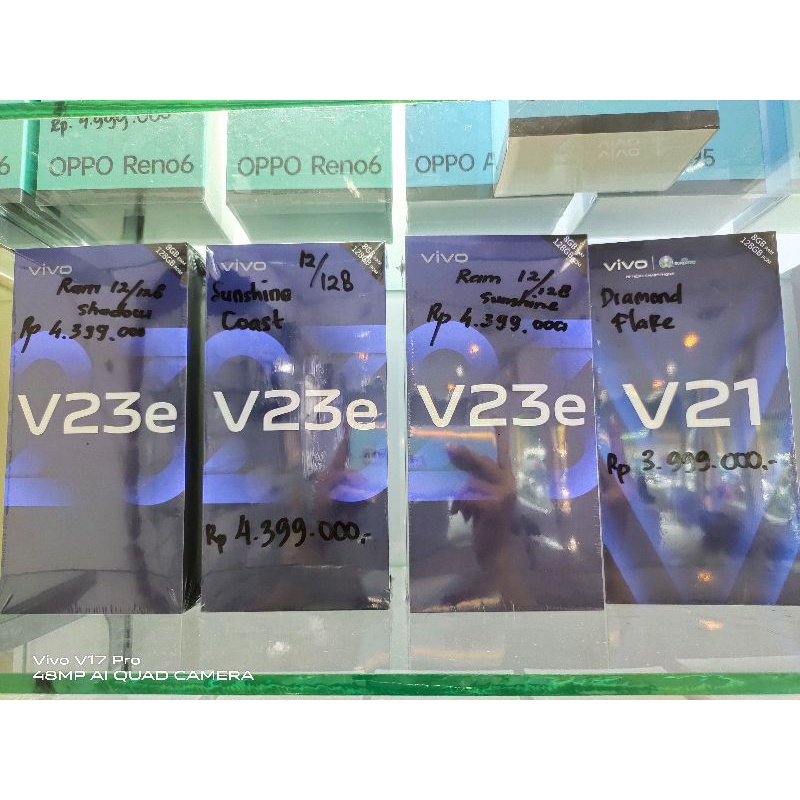 vivo v23e / vivo V21 ram 12/128 garansi resmi 1 tahun