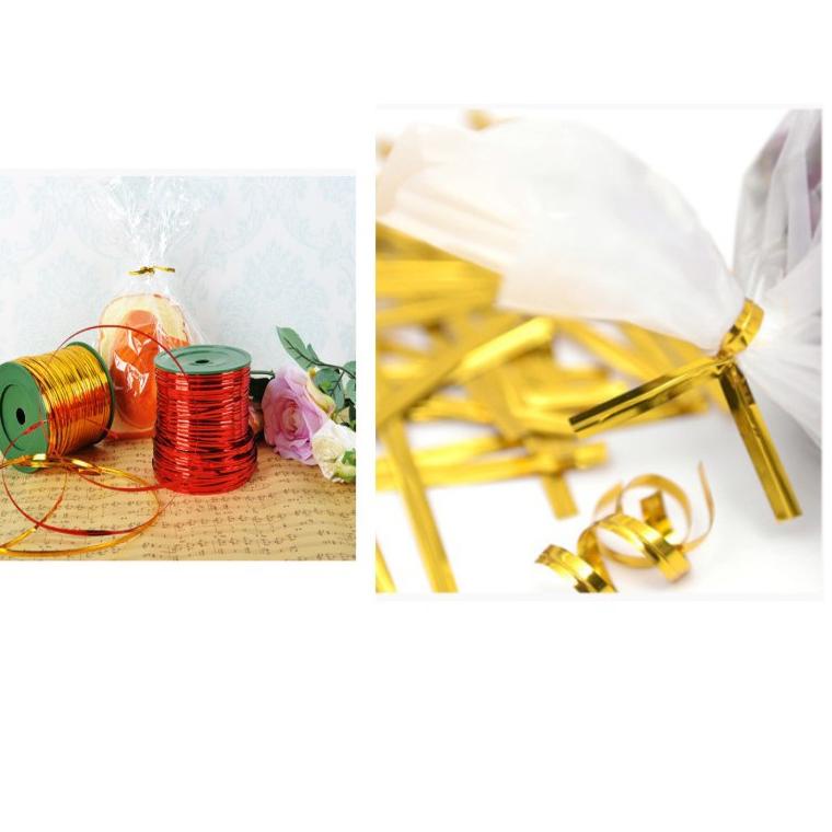 

Model baru - Pita Kawat Souvenir Twist Tie ROLL, Kawat Pengikat Serba Guna Metalic kawat potong 500Yard ホ