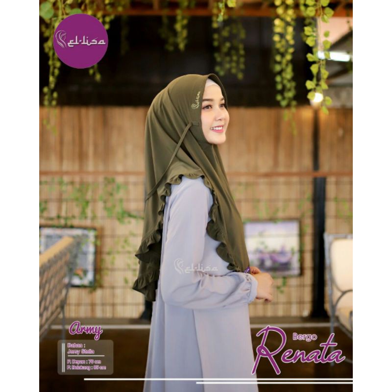 Hijab ellisa / Bergo Renata