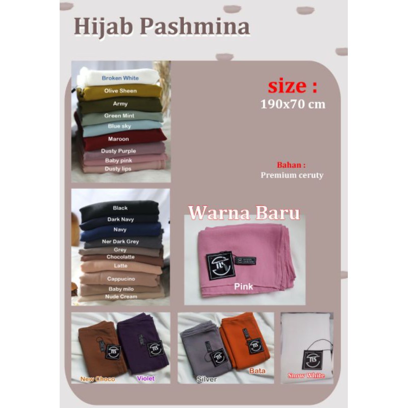 ( Free Gift) New Color PASHMINA Ns Store by Nissa Sabyan ORIGINAL 100%