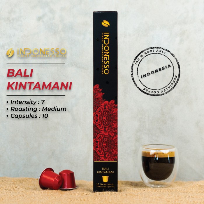 

(BISA COD) INDONESSO Bali Kintamani Nespresso® Coffee Capsule / Kapsul Kopi