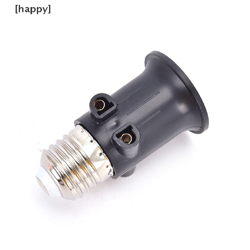 Ha Fitting Lampu Bohlam E27 Bahan Pbt Tahan Api Dengan Plug Eu