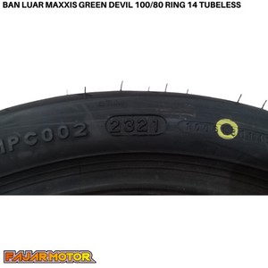 MAXXIS BAN LUAR TYPE DIAMOND VICTRA GREEN DEVIL MA-G1 100/80-14 TUBELESS