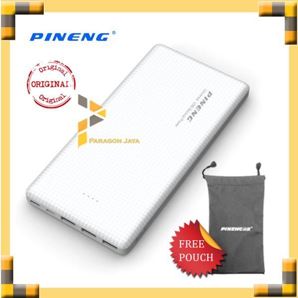 #GudangSatu - Pineng PN-917 Powerbank Pineng PN 917 Power Bank 20000 mAh White