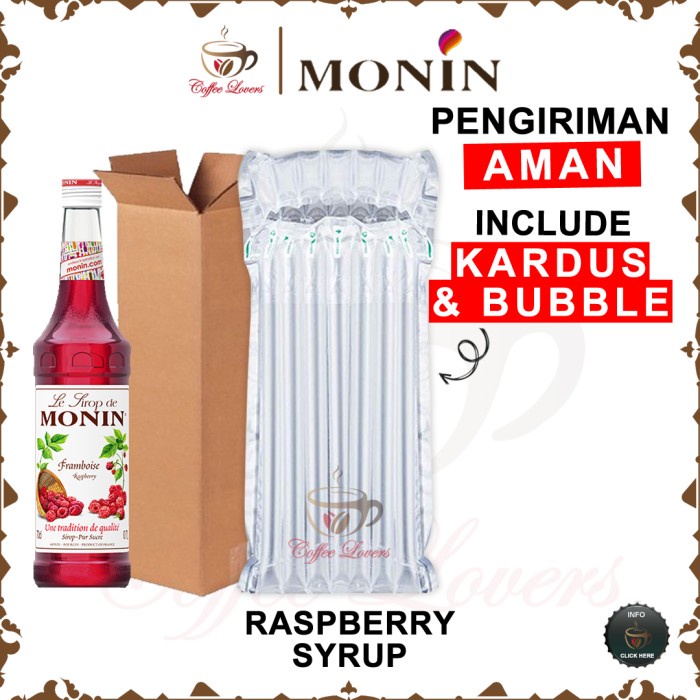 MONIN SYRUP RASPBERRY SIRUP MONIN TERMURAH