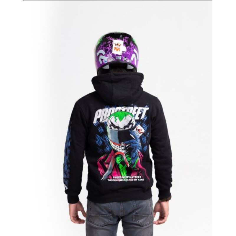 HOODIE PROSTREET | JOKER | ORIGINAL 100% | BLACK SIZE L