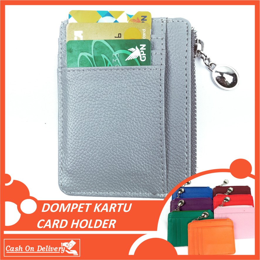 DOMPET KARTU WALLET CARD HOLDER KULIT PU LEATHER PREMIUM