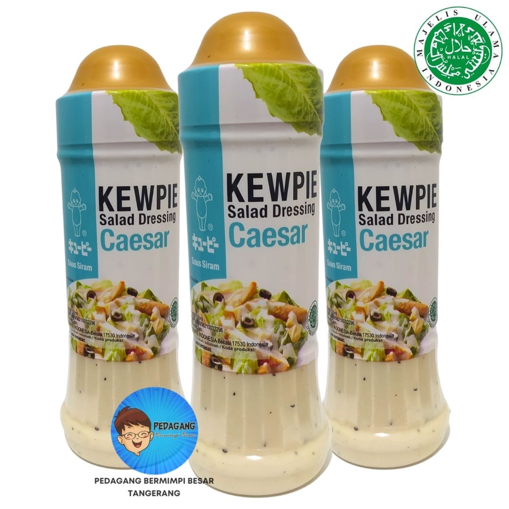 Jual Kewpie CAESAR Salad Dressing 200ml Saus Siram HALAL MUI Shopee