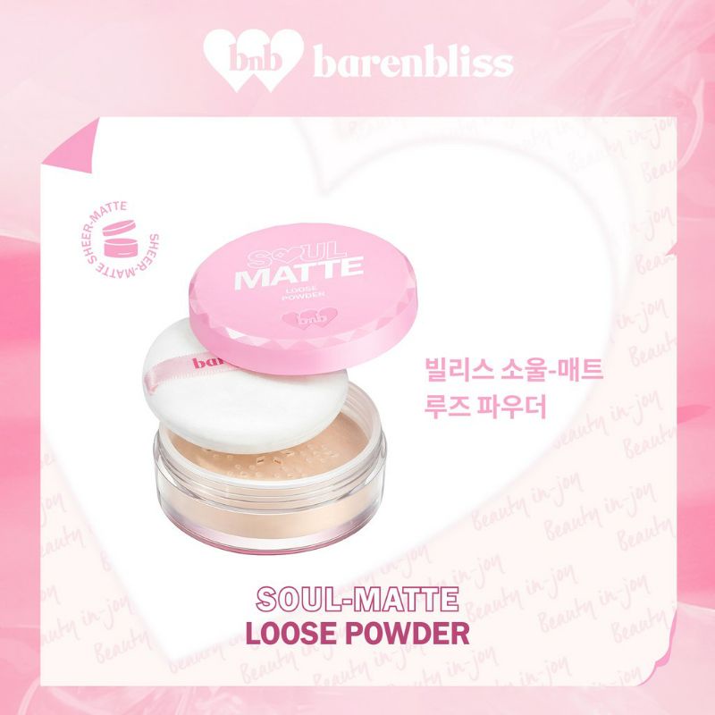BNB barenbliss Soul-Matte Loose Powder ~ ORIGINAL 100℅