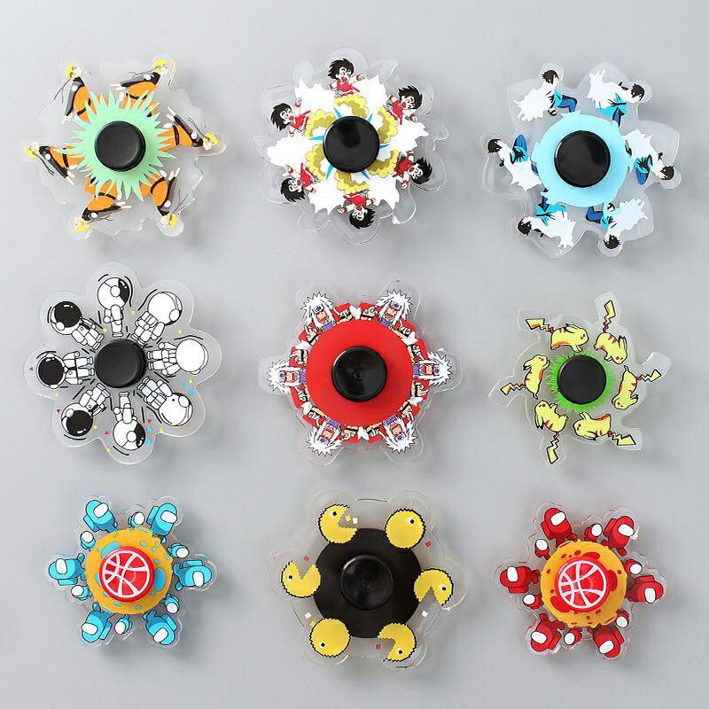 Mainan Hand Spinner Anak Kartun 3D / Fidget Spinner / Spiner Murah / CIEL BLEU SHOP