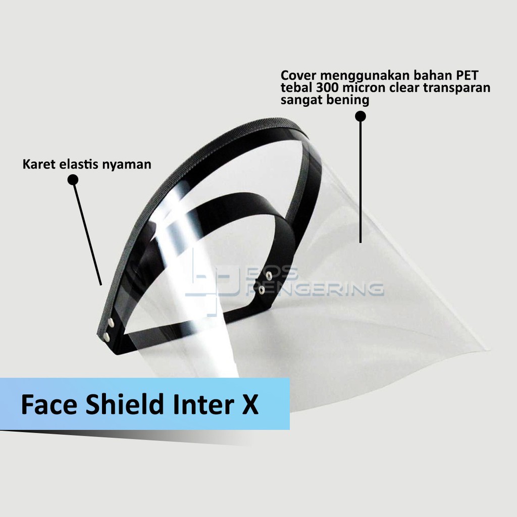 APD Face Shield Inter X Berkualitas