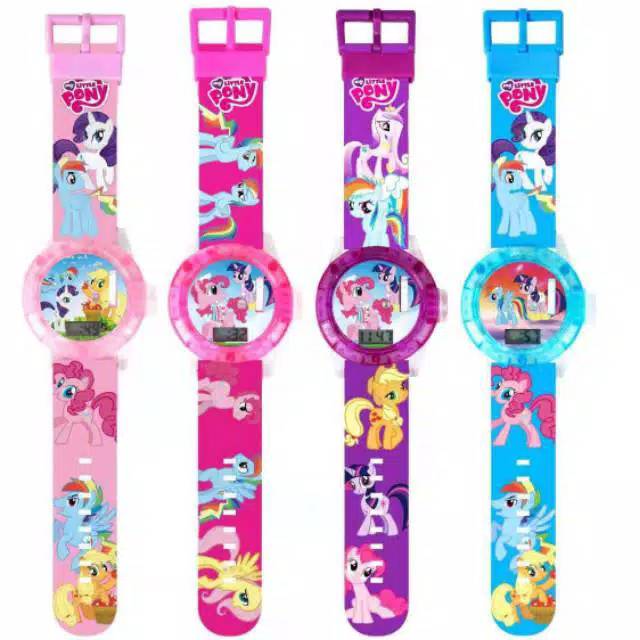 Jam Tangan Anak&quot; Laser Litte Kuda Ponny Strap Rubber(Dikirim Dari Jakarta)