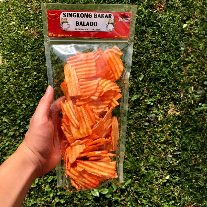 

SINGKONG BAKAR BALADO ALA SNAKING Netto 135gr