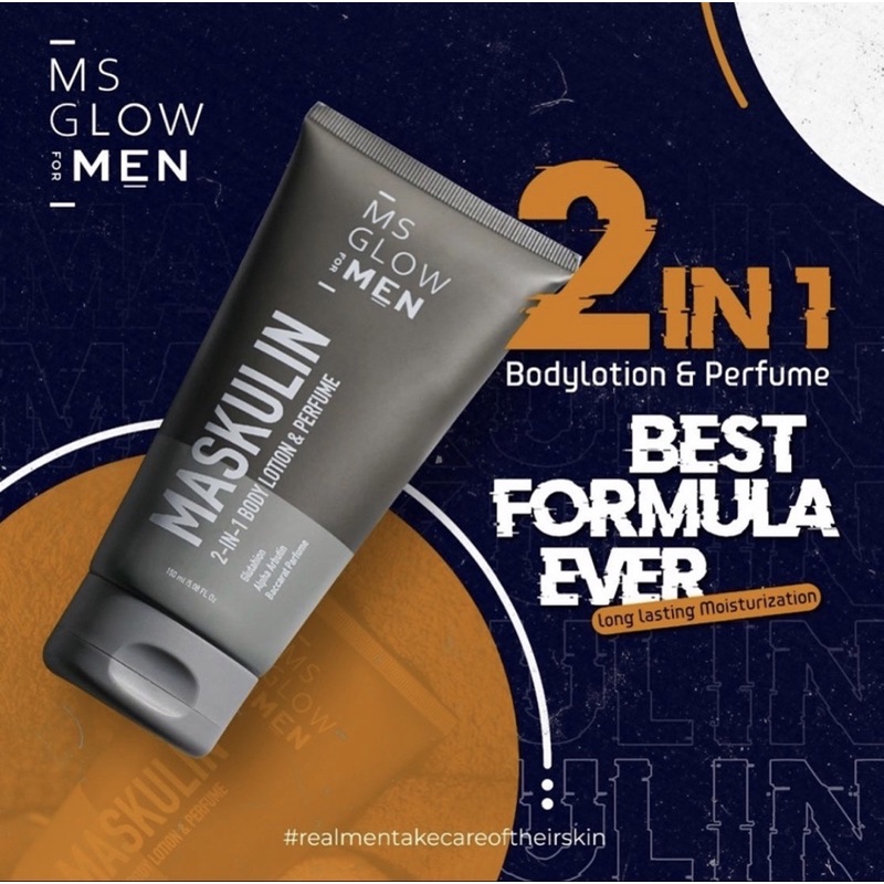 MASKULIN 2in1 Body Lotion and Parfume ms glow men