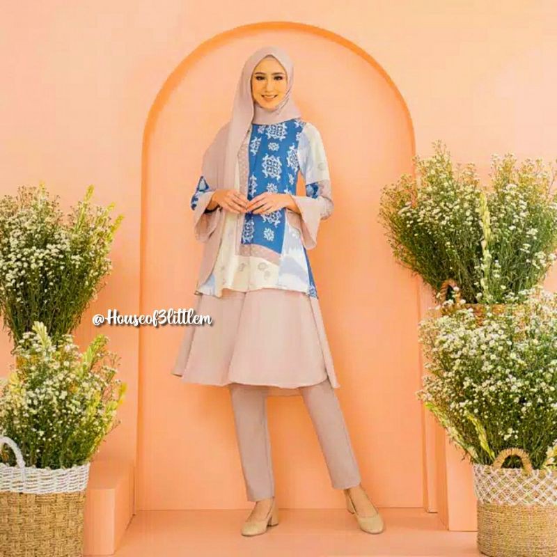 Tunik Motif Cantik / Busui Friendly / Tunik Busui / Tunik Busui Friendly / Baju Menyusui / Tunik