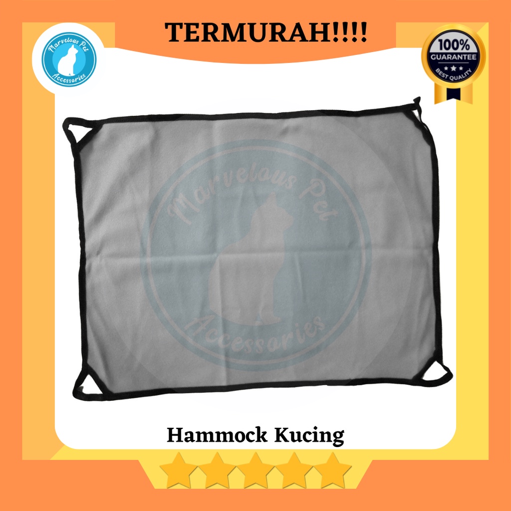 Tempat tidur Ayunan kucing gantung / cat hammock / ayunan kandang kucing-4