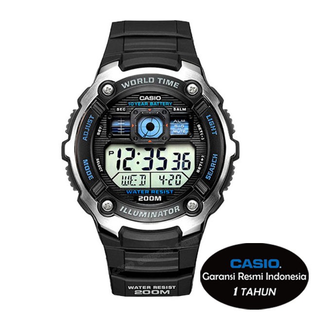 Casio Original AE-2000W Series (Garansi 1th) AE2000