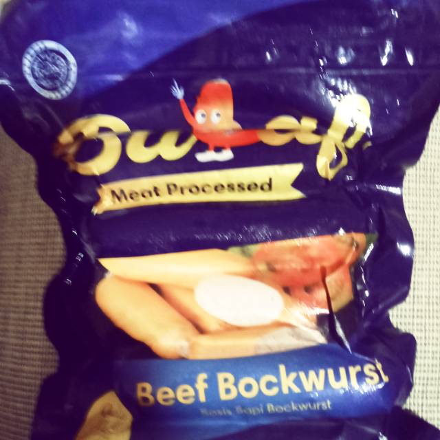 

Sosis sapi /Beef Bockwurts Bulaf