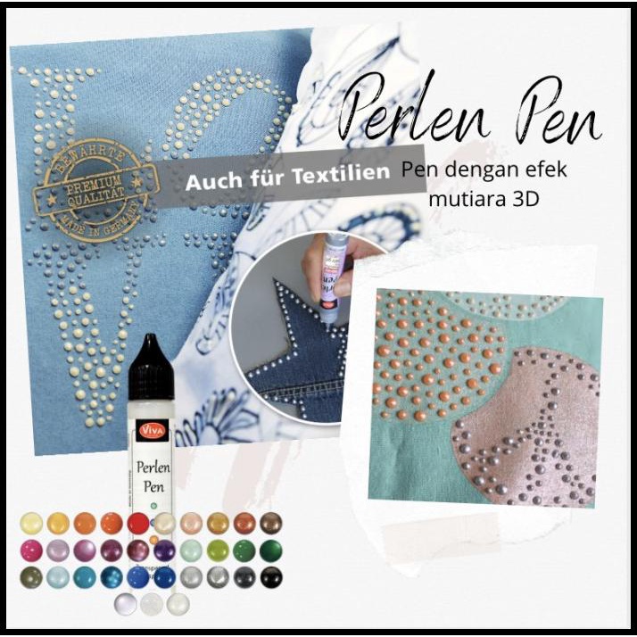 

Force | Viva Perlen Pen Mutiara 3D Pen Half Pearl Dekorasi Mutiara Payet