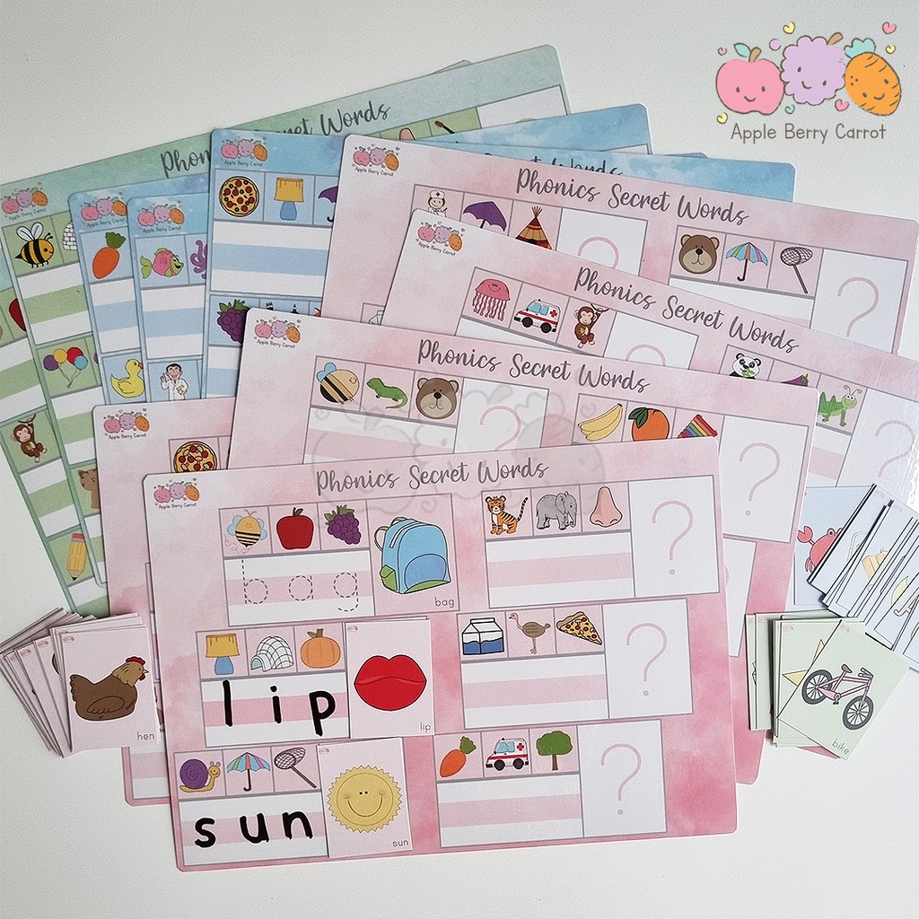 Worksheet Phonics Secret Words untuk Belajar Membaca Anak