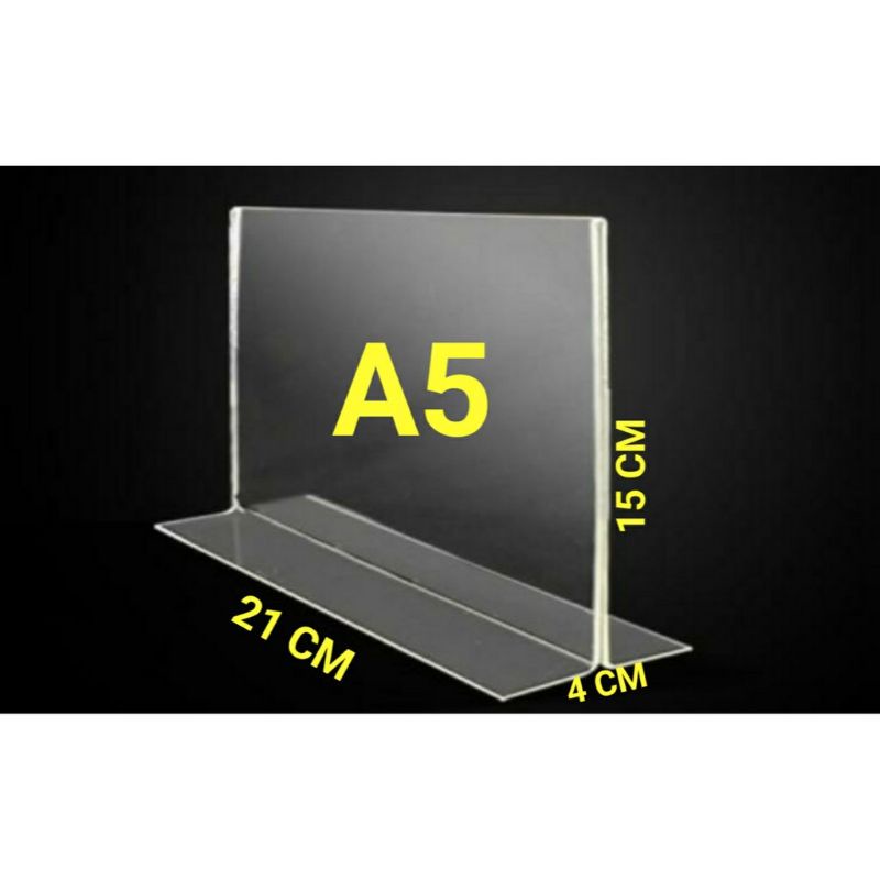 

TEMPAT BROSUR/TENT HOLDER/TENT CARD A5