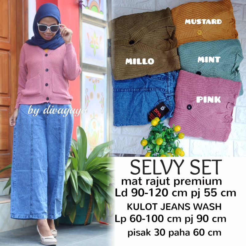 SETELAN KULOT SELVY SET