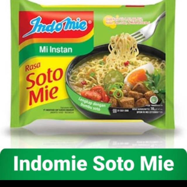 

Indomie Soto mie 70 gr X 10 pcs