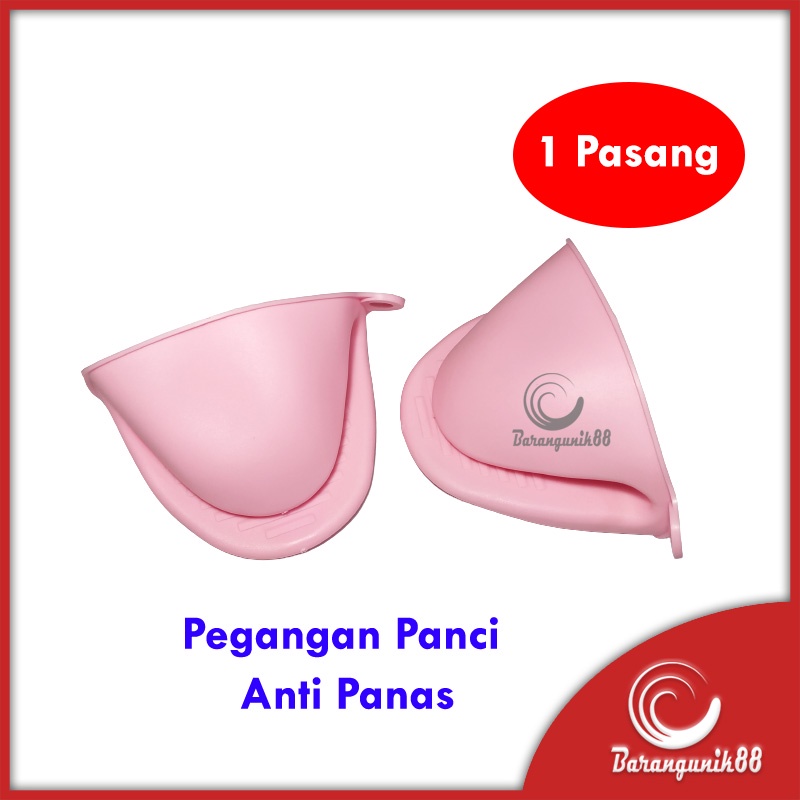 [1 Pasang] Pegangan Panci Anti Panas / Silikon Anti Panas Multifungsi