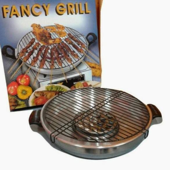 Lariѕ Maspion Fancy Grill Alat Pemanggang Serbaguna Sate Ikan Roti Pentol Bakso Bakar Shopee Indonesia