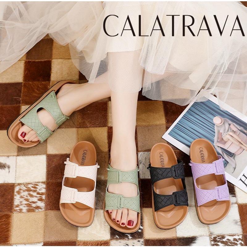 SENDAL WANITA BIRKEN TALI CALATRAVA 8058-1