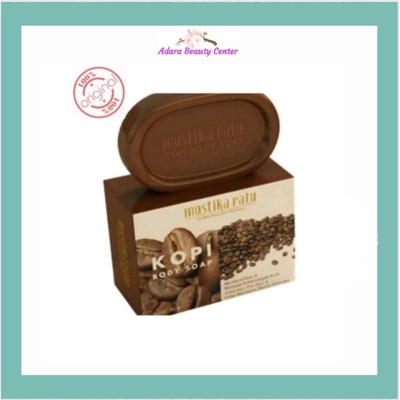 Mustika ratu sabun batang kopi coffe body soap 85gr