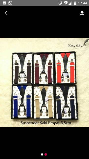 Suspender penjepit 4 premium