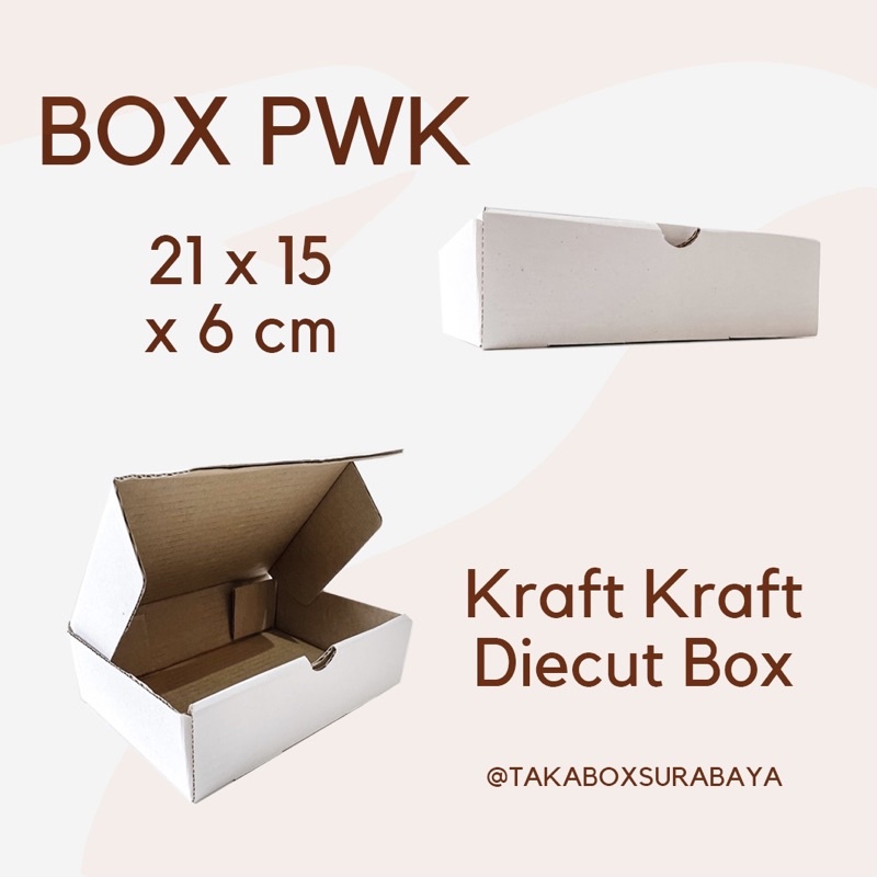 

5 pcs Box kardus polos kemasan packaging serbaguna multifungsi die cut (PWK)