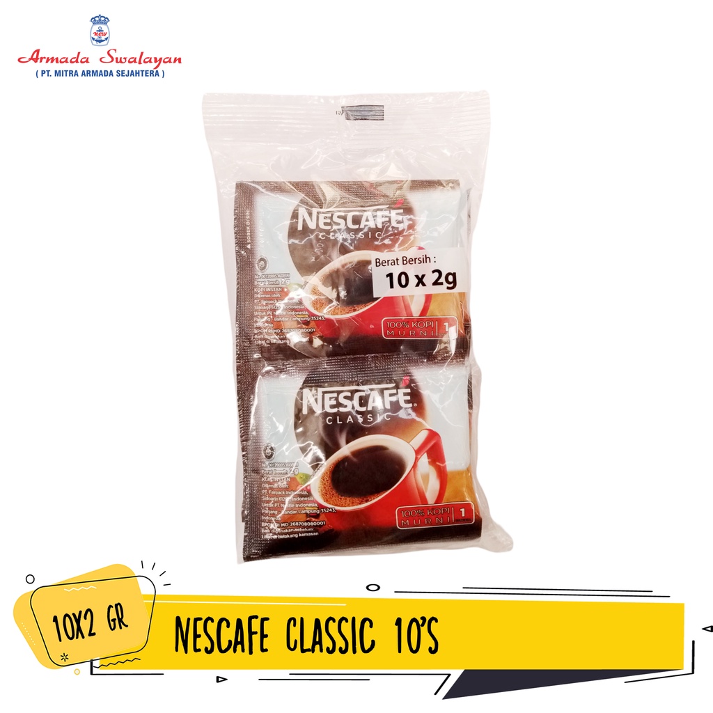 

Nescafe Classic 2g 10's